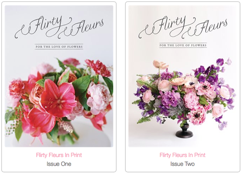 Flirty Fleurs Floral Designer Magazine. Floristry Magazine. Flower Magazine.