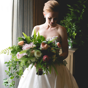 Fairmont Olympic Hotel Seattle Washington - bouquet by Alicia Schwede of Bella Fiori and Flirty Fleurs