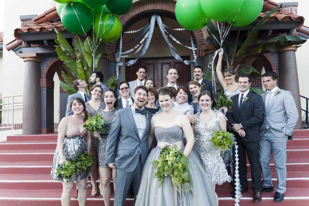 Bella Fiori Floral Design, based in Seattle, Washington. Wedding Flowers Wine Country Mendocino California - all green bridal bouquets, green foliage, green flowers, green textures