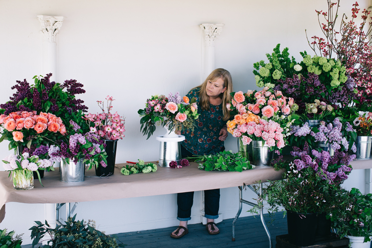 alicia Schwede floral design instructor in Seattle Washington, Floral Design Classes, Florist Workshop Seattle Washington